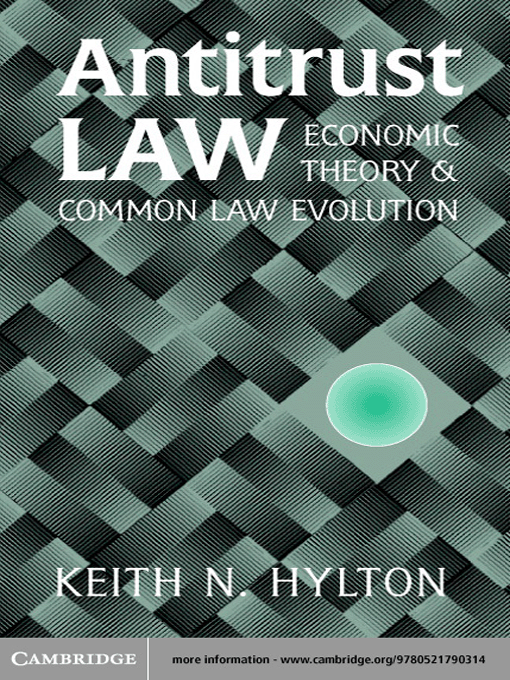 Title details for Antitrust Law by Keith N. Hylton - Available